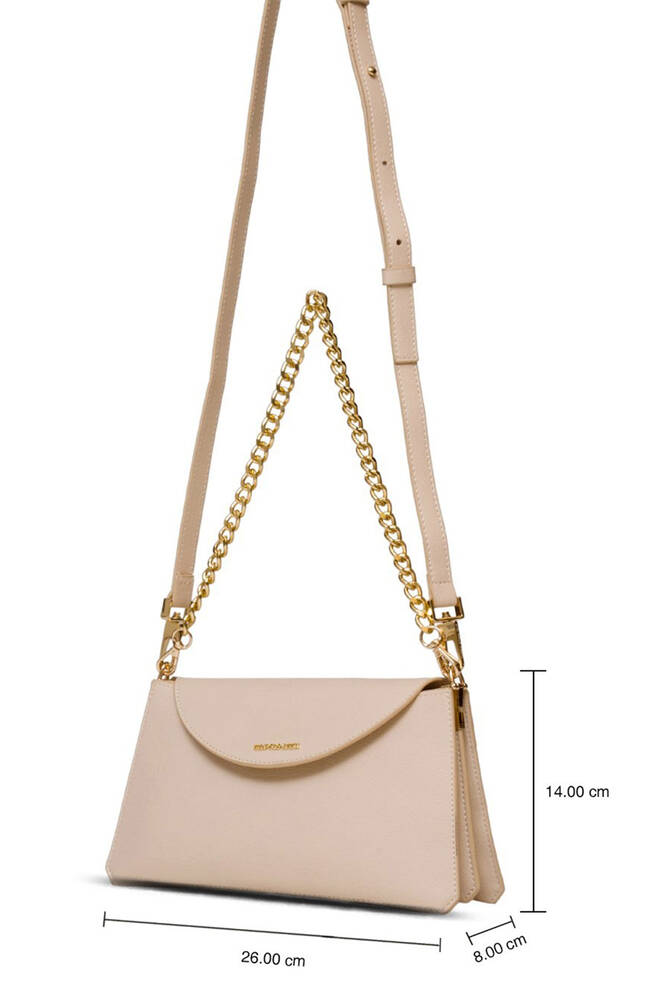 Kadın Omuz Çantası US25118 Bej 