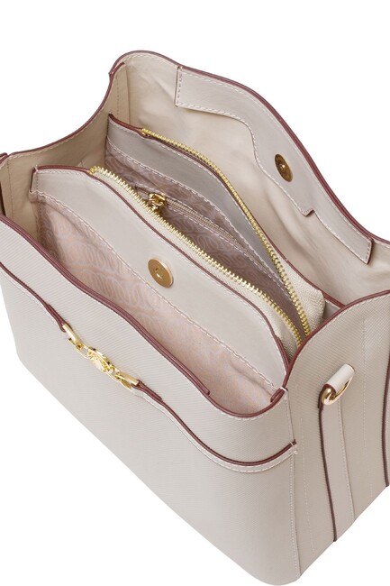 Kadın Omuz Çantası US25238 Bej - Thumbnail