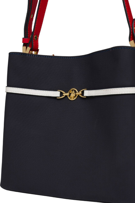 Kadın Omuz Çantası US25238 Lacivert - Thumbnail