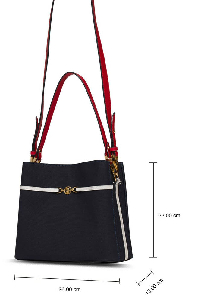 Kadın Omuz Çantası US25238 Lacivert 