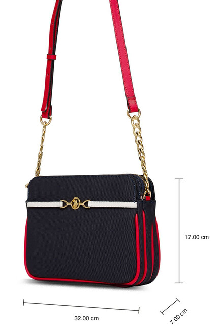 Kadın Omuz Çantası US25239 Lacivert - Thumbnail