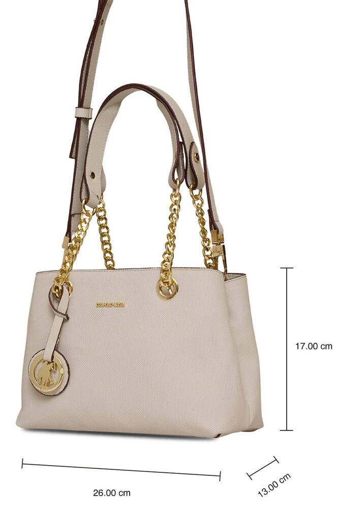 Kadın Omuz Çantası US25248 Bej 