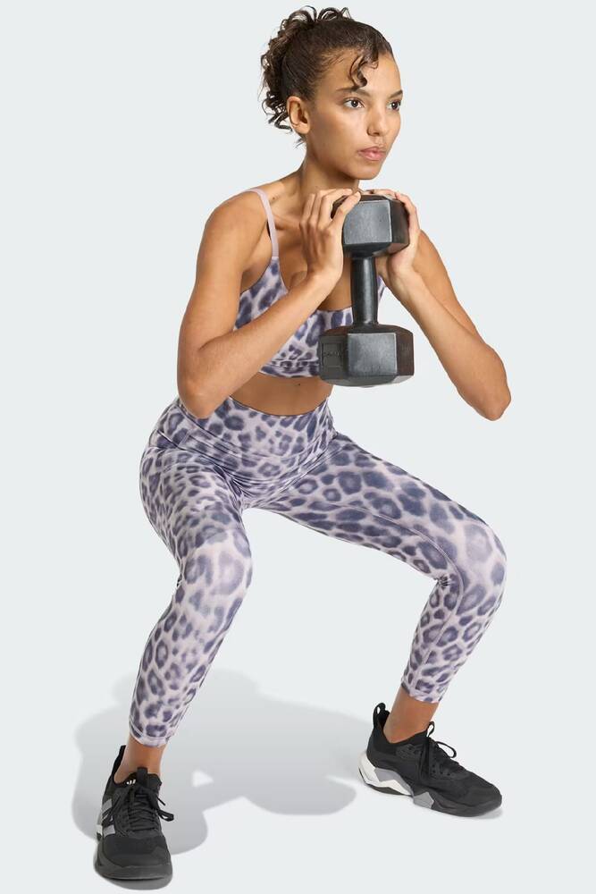 Kadın Opt Ess Aop 7/8 Tayt KA6348 Gri 