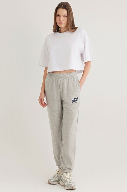 Kadın Örme Eşofman Altı 1010757-82816 Gri (2)