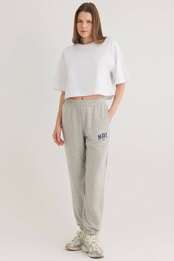 Kadın Örme Eşofman Altı 1010757-82816 Gri 