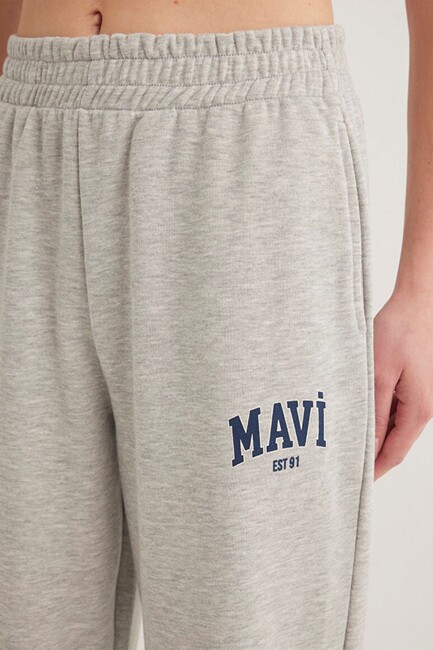 Kadın Örme Eşofman Altı 1010757-82816 Gri - Thumbnail