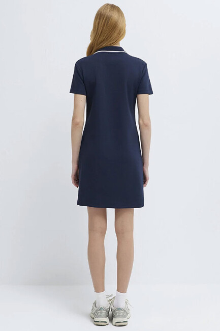 Kadın Örme Mini Elbise 1310775-90372 Lacivert - Thumbnail