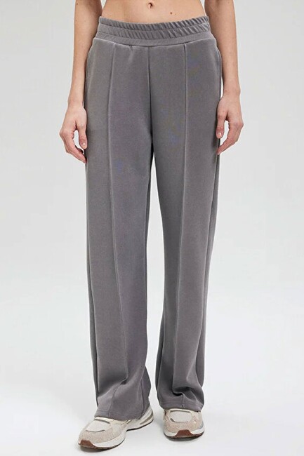 Kadın Örme Pantolon 1010634-70122 Gri (3)