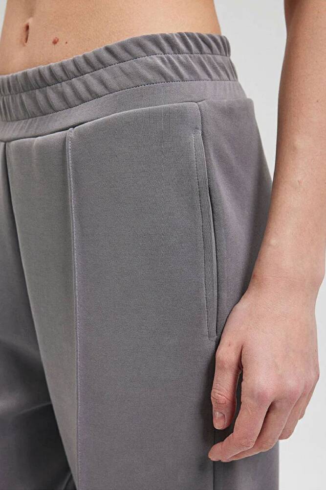 Kadın Örme Pantolon 1010634-70122 Gri 