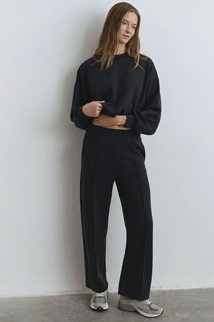 Kadın Örme Pantolon 1010634-900 Siyah (2)