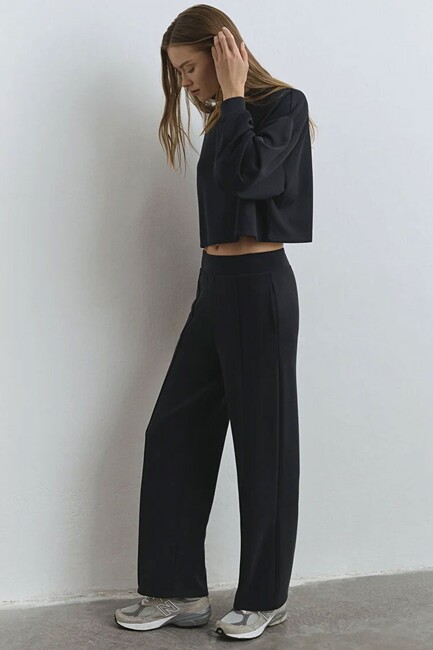 Kadın Örme Pantolon 1010634-900 Siyah (3)