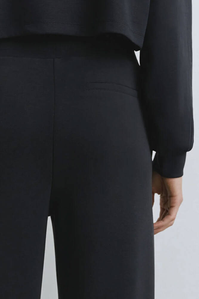 Kadın Örme Pantolon 1010634-900 Siyah 