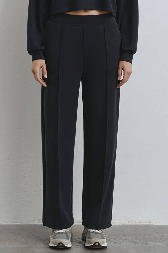 Kadın Örme Pantolon 1010634-900 Siyah 