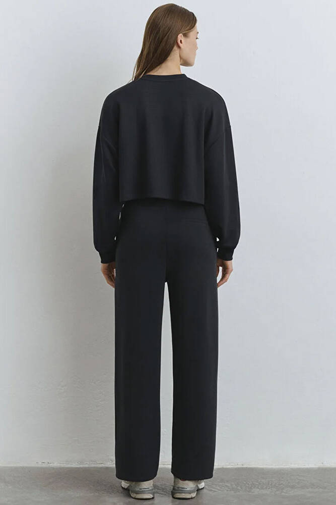 Kadın Örme Pantolon 1010634-900 Siyah 