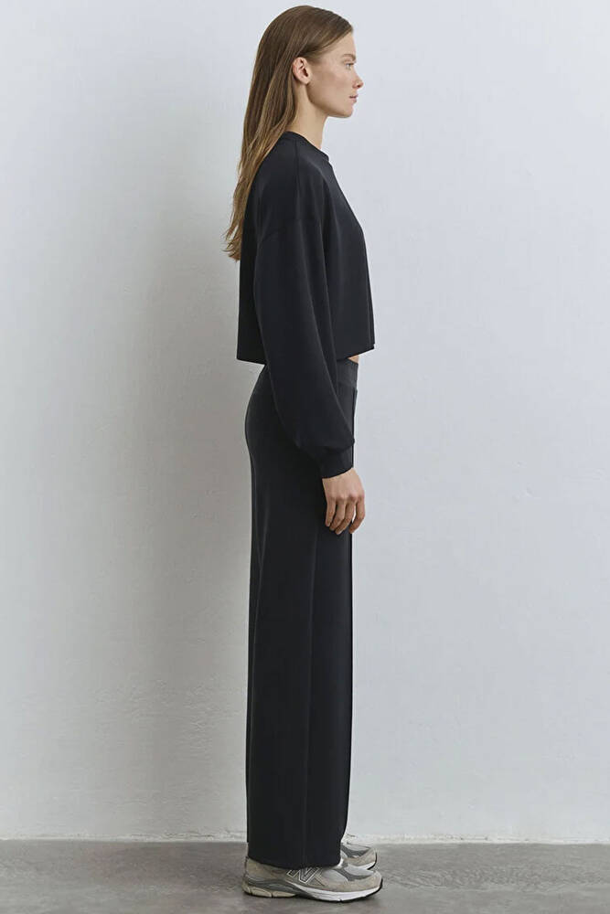 Kadın Örme Pantolon 1010634-900 Siyah 