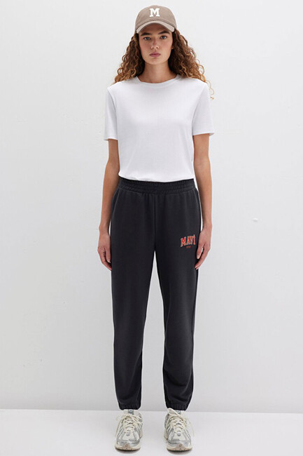 Kadın Örme Pantolon 1010757-80106 Gri - Thumbnail