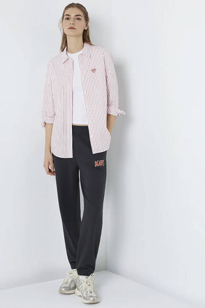 Kadın Örme Pantolon 1010757-80106 Gri 