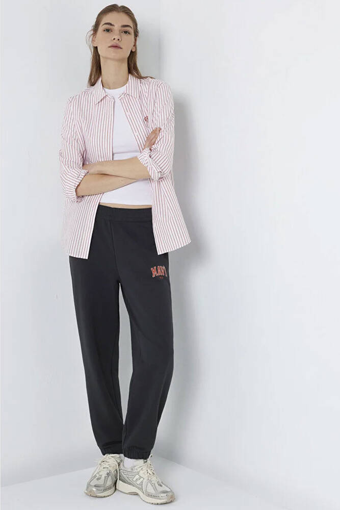 Kadın Örme Pantolon 1010757-80106 Gri 