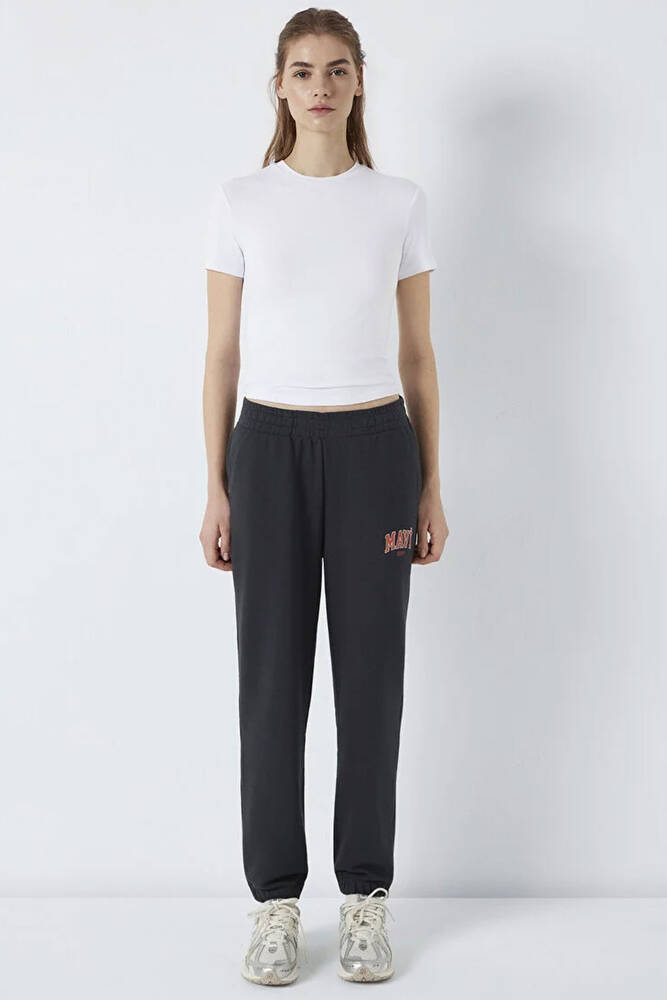 Kadın Örme Pantolon 1010757-80106 Gri 