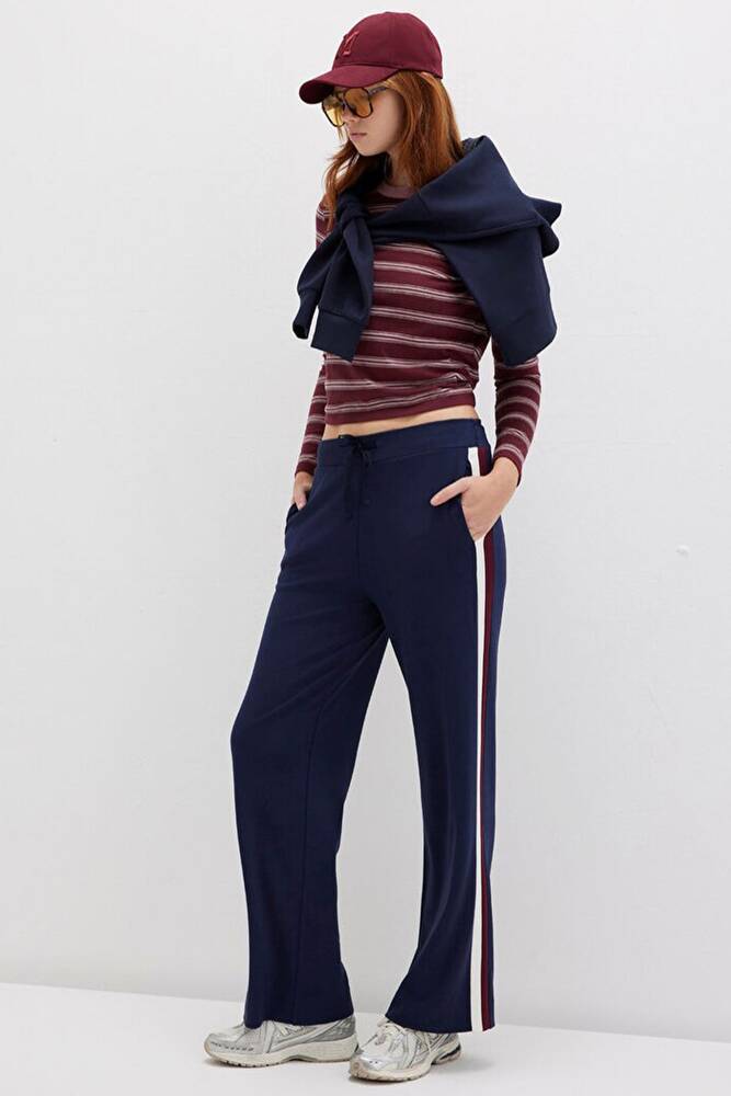 Kadın Örme Pantolon 1011061-82318 Lacivert 