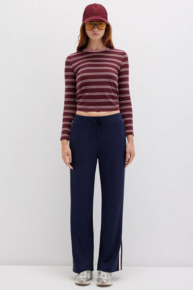 Kadın Örme Pantolon 1011061-82318 Lacivert 