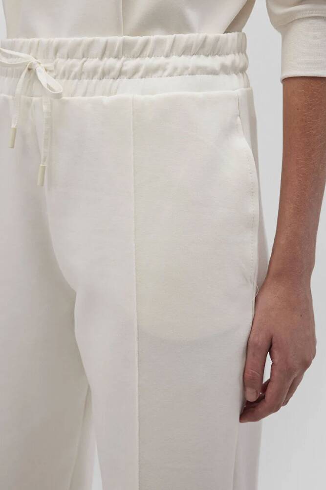 Kadın Örme Pantolon 1011095-80194 Ekru 