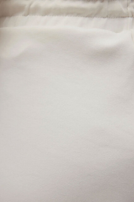 Kadın Örme Pantolon 1011095-80194 Ekru - Thumbnail