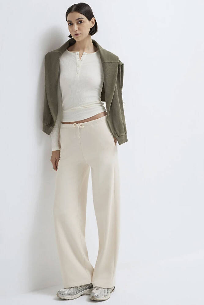 Kadın Örme Pantolon 1011155-70072 Bej 