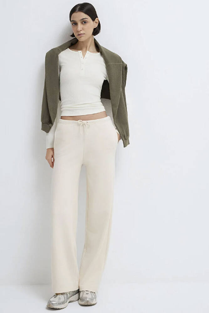 Kadın Örme Pantolon 1011155-70072 Bej 