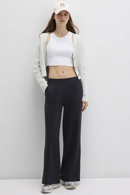 Kadın Örme Pantolon 1011156-900 Siyah (1)