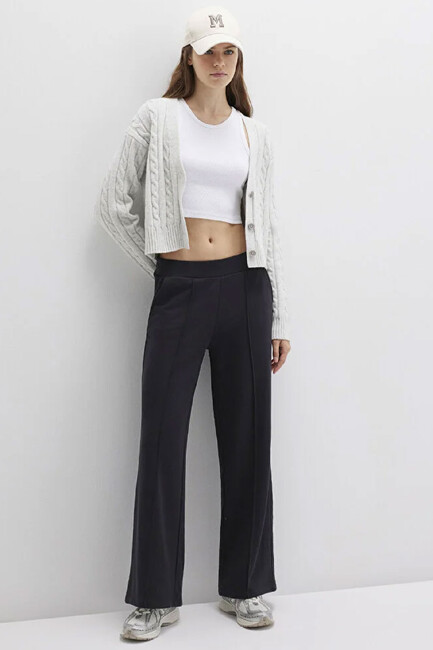 Kadın Örme Pantolon 1011156-900 Siyah (2)