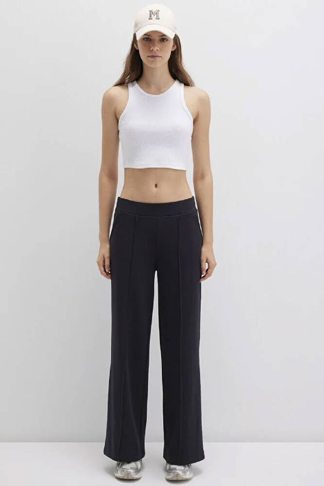 Kadın Örme Pantolon 1011156-900 Siyah 