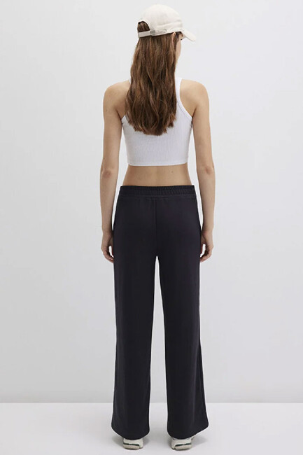 Kadın Örme Pantolon 1011156-900 Siyah - Thumbnail