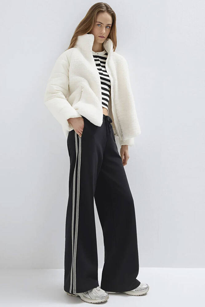 Kadın Örme Pantolon 1011182-900 Siyah 