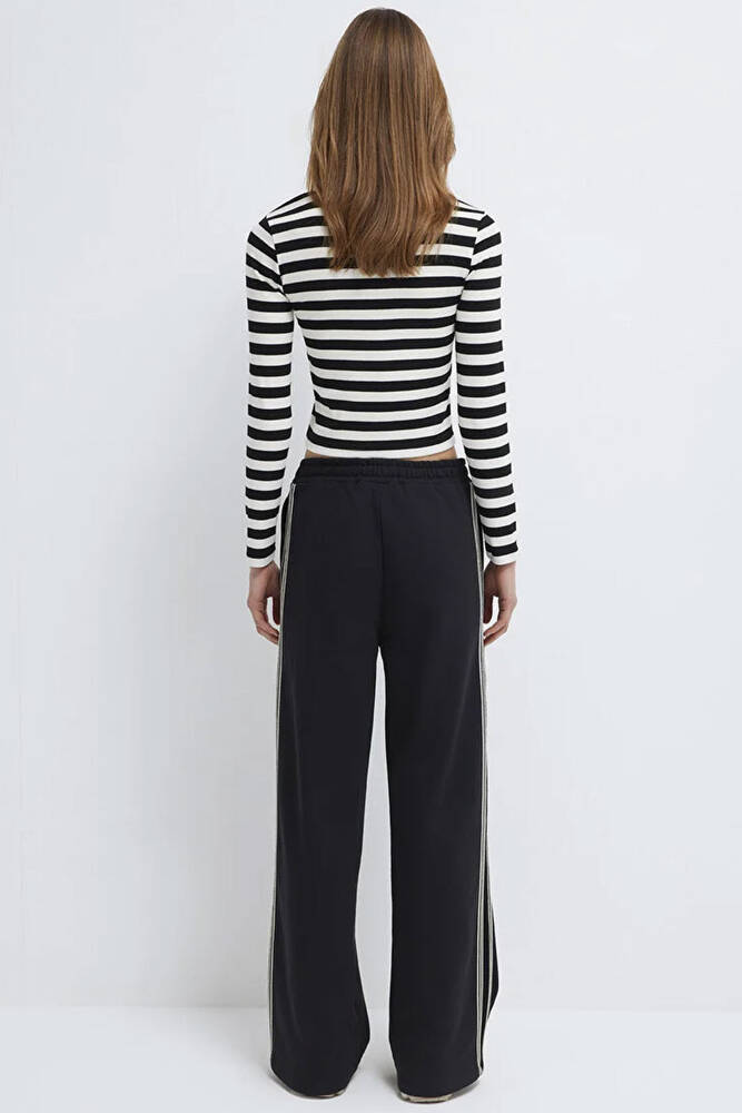 Kadın Örme Pantolon 1011182-900 Siyah 