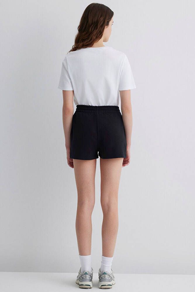 Kadın Örme Şort 1410152-900 Siyah 