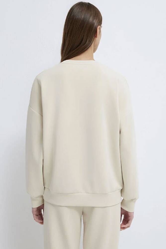 Kadın Oversize Sweat 168837-70065 Ekru 