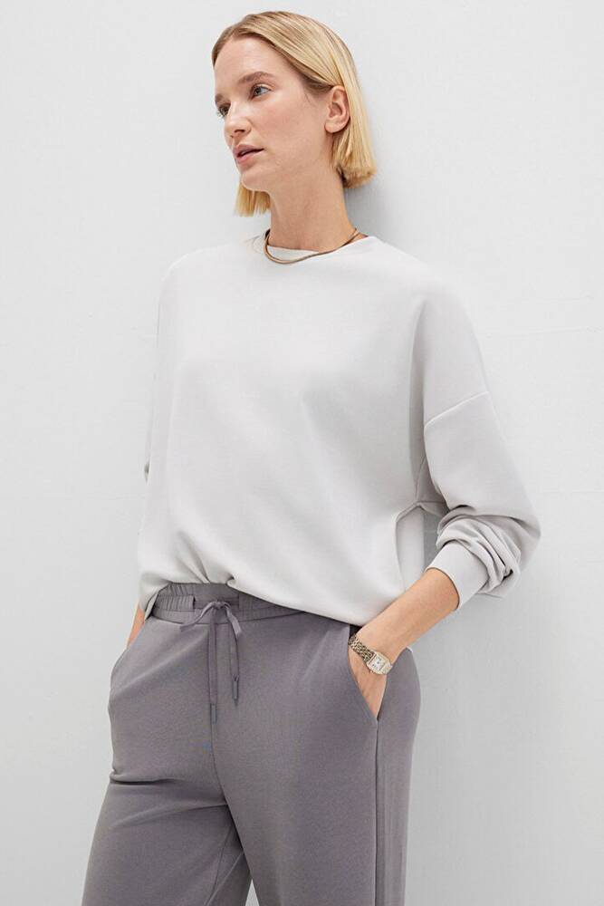 Kadın Oversize Sweat 168837-70074 Gri 