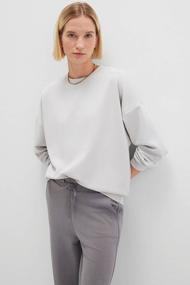 Kadın Oversize Sweat 168837-70074 Gri 