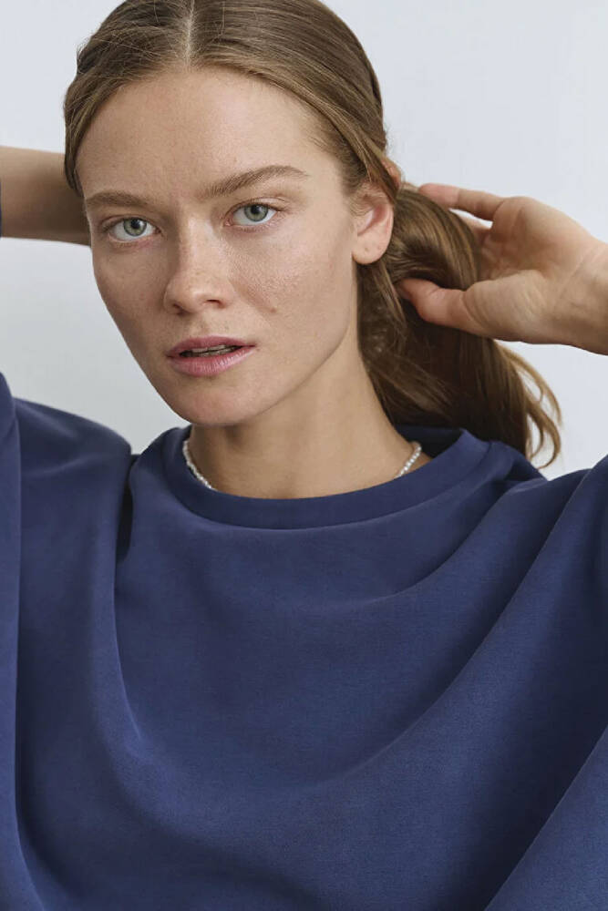 Kadın Oversize Sweat 168837-70491 Lacivert 