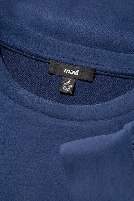 Kadın Oversize Sweat 168837-70491 Lacivert - Thumbnail