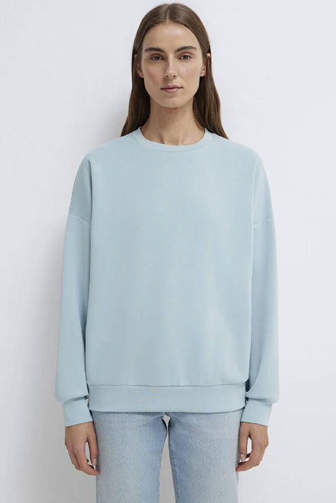 Kadın Oversize Sweat 168837-70809 Mavi 
