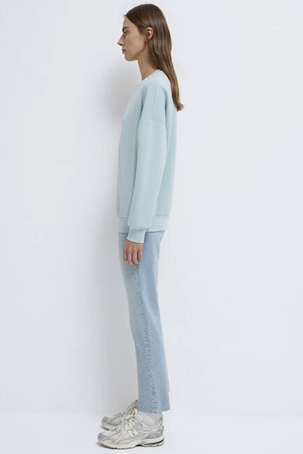 Kadın Oversize Sweat 168837-70809 Mavi - Thumbnail