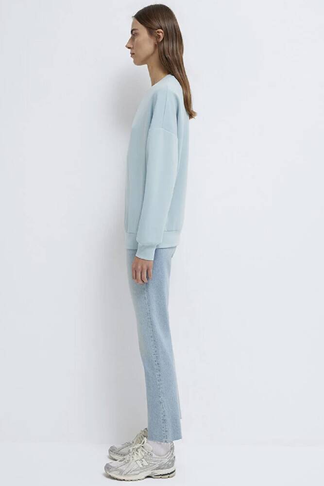 Kadın Oversize Sweat 168837-70809 Mavi 