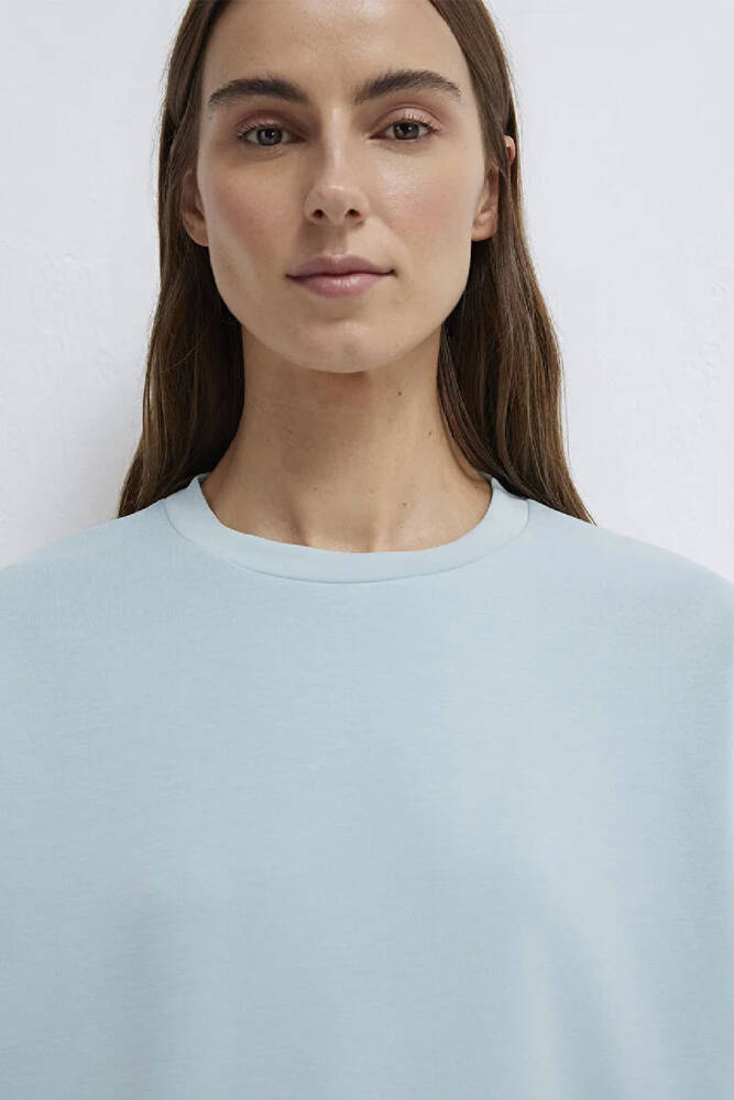 Kadın Oversize Sweat 168837-70809 Mavi 