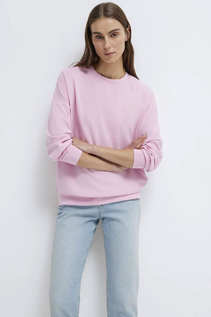 Kadın Oversize Sweat 168837-71117 Pembe (1)