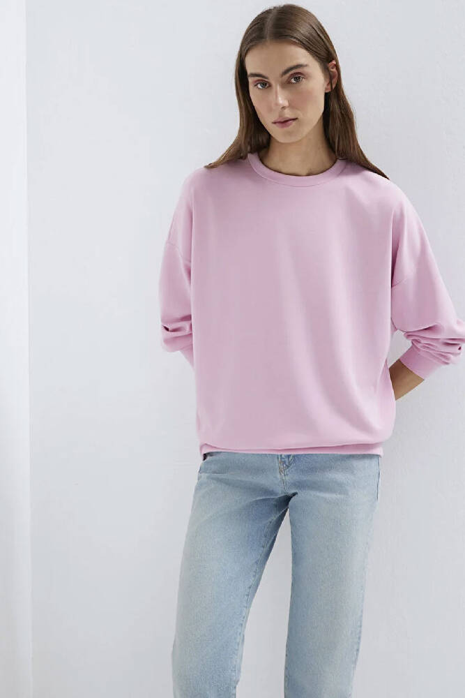 Kadın Oversize Sweat 168837-71117 Pembe 