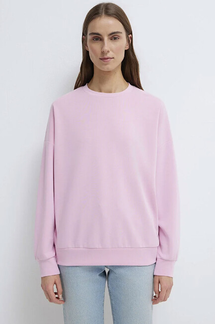 Kadın Oversize Sweat 168837-71117 Pembe - Thumbnail