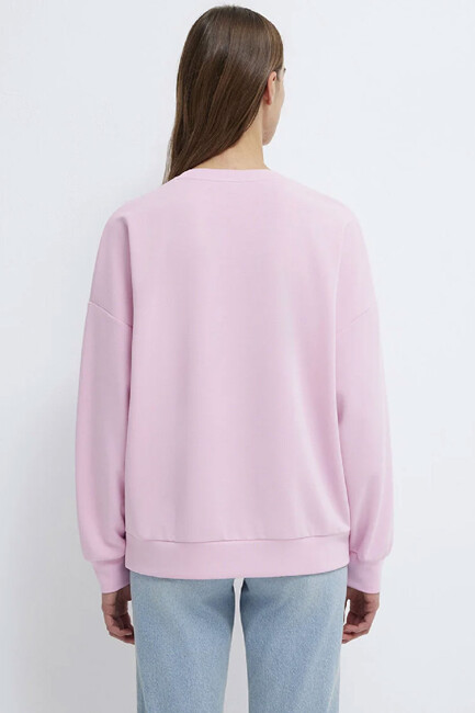Kadın Oversize Sweat 168837-71117 Pembe - Thumbnail