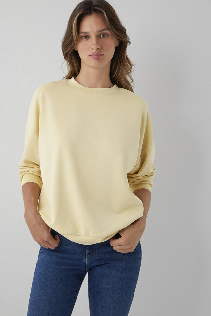 Kadın Oversize Sweat 168837-71206 Turuncu